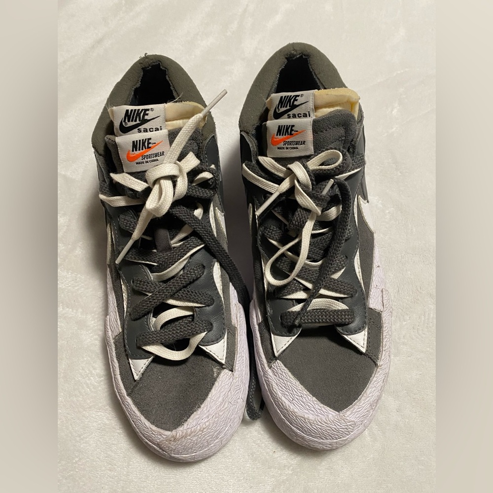 Nike sacai x Blazer Low Grey
